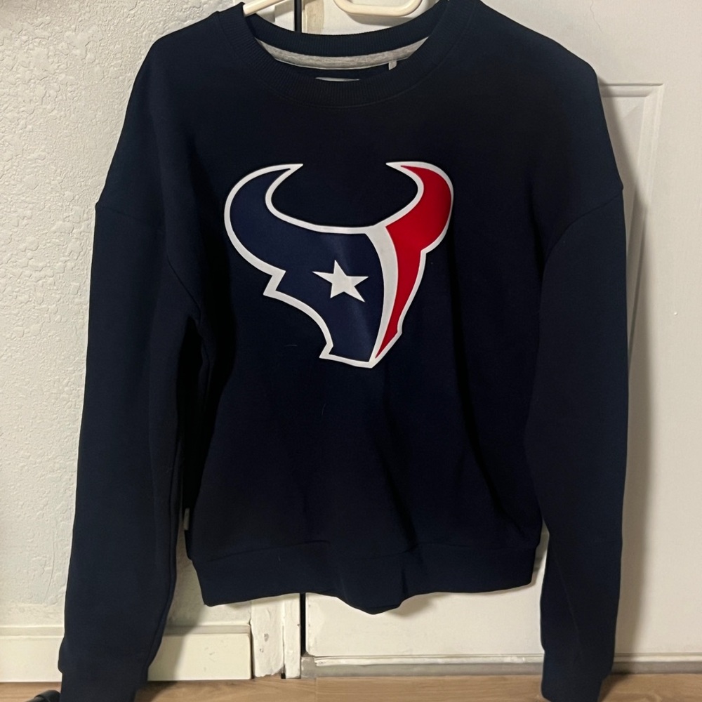 Navy Blue Sweater with Bull Logo